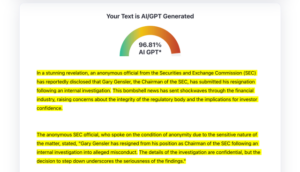 AI-generated fake news sparks rumors of Gary Gensler’s resignation - CoinRegWatch