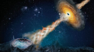 천문학자들은 은하 블랙홀의 새로운 특징을 밝힙니다.