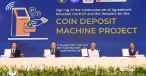 BSP и розничные продавцы-партнеры запускают депозитную машину для монет | Битпинас
