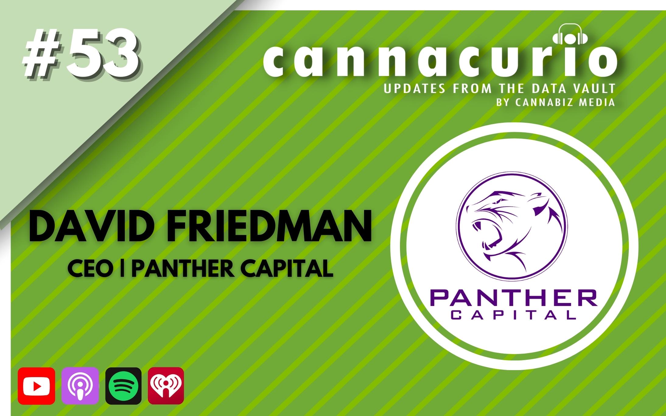 Cannacurio Podcast Episodio 53 con David Friedman di Panther Capital | Cannabis Media