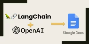Langchain 및 OpenAI를 사용하는 Google 문서용 챗봇