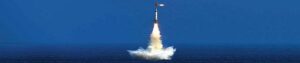 DRDO Test Fires Sottomarino con capacità nucleare K-15 ha lanciato un missile balistico dall'isola di Kalam