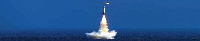 DRDO Test Fires K-15 Nuclear Capable Submarine Launched Ballistic Missile From Kalam Island