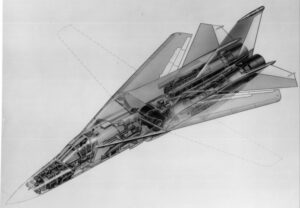 F-111の断面図