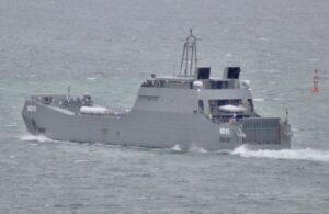 First new LCT 200-70 landing craft arrrives in Angola