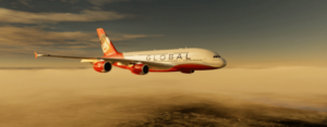 将来のオールA380型航空会社であるグローバル航空がアメリカン・エキスプレスと提携し、大西洋横断の最初のXNUMXつの目的地を発表