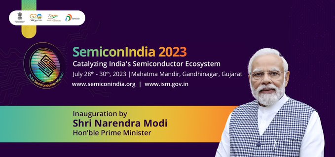 PM Modi to inaugurate 'Semicon India 2023' in Gandhinagar on July 28.