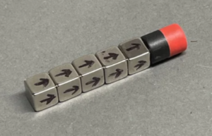 Halbach Array naredi magnete močne, šibke
