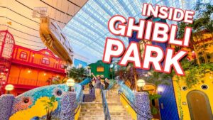 Dentro del parque Ghibli