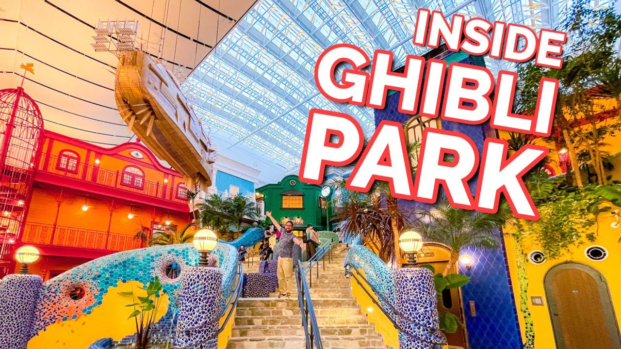 À l'intérieur du parc Ghibli