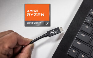 It's here! Testing the first AMD laptop with USB4