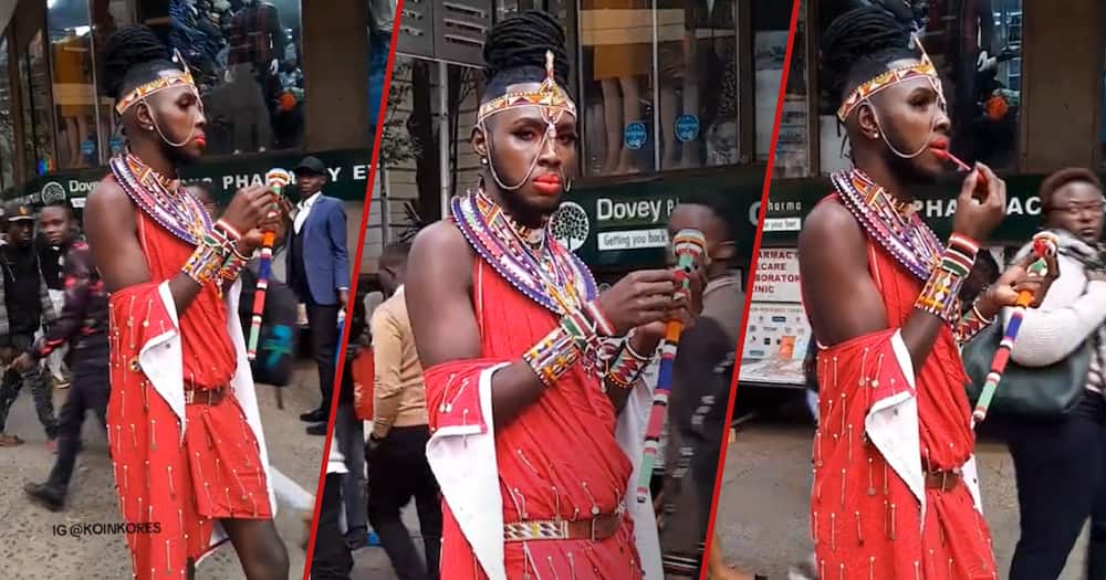 ナイロビで口紅を塗るマサイ族のモデルが熱狂的な視線を集める CBD：「ウメシュトゥア・ムゼー」 - 医療大麻プログラム関連