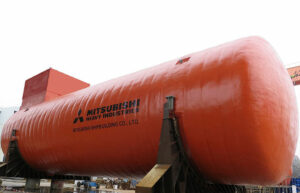 A Mitsubishi Shipbuilding 12 egység LNG üzemanyag-gázellátó rendszerre (FGSS) kapott megrendelést
