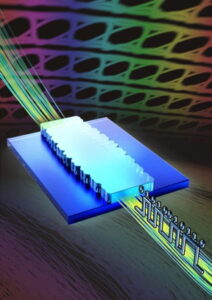 Nanotechnology Now - Pressemeddelelse: Chip-baseret spredningskompensation for hurtigere fiberinternet: SUTD-forskere udviklede en ny CMOS-kompatibel, langsomt lys-baseret transmissionsgitter til spredningskompensation af højhastighedsdata, hvilket væsentligt reducerer datatransmissionsfejl og belægning vejen til