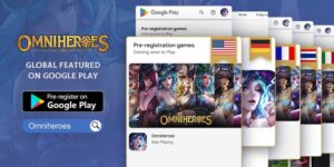 „Omniheroes” se află la a doua săptămână de preînregistrare, oferindu-se o recomandare Google Play și un videoclip special de joc cu prima vedere – TouchArcade