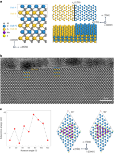 Oriented lateral growth of two-dimensional materials on c-plane sapphire - Nature Nanotechnology