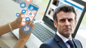 Upprördhet när Macron funderar över ett socialt medieavbrott mitt i upploppen
