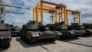 पोलैंड को M1A1 अब्राम टैंक की पहली कंपनी प्राप्त हुई