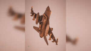 Une photo rare montre un F-16 avec deux bombes nucléaires (inertes) B61