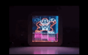 Raspberry Pi Pico Animerer LED Retro Art 'Neon' rammer #piday #raspberrypi