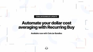 Recurring Buy (Dollar Cost Averaging) è ora disponibile su CoinJar!