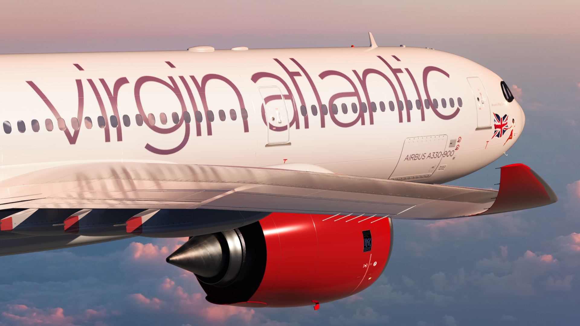 Sabena technics tillhandahåller basunderhåll i Bordeaux för Virgin Atlantic A330neo flygplan