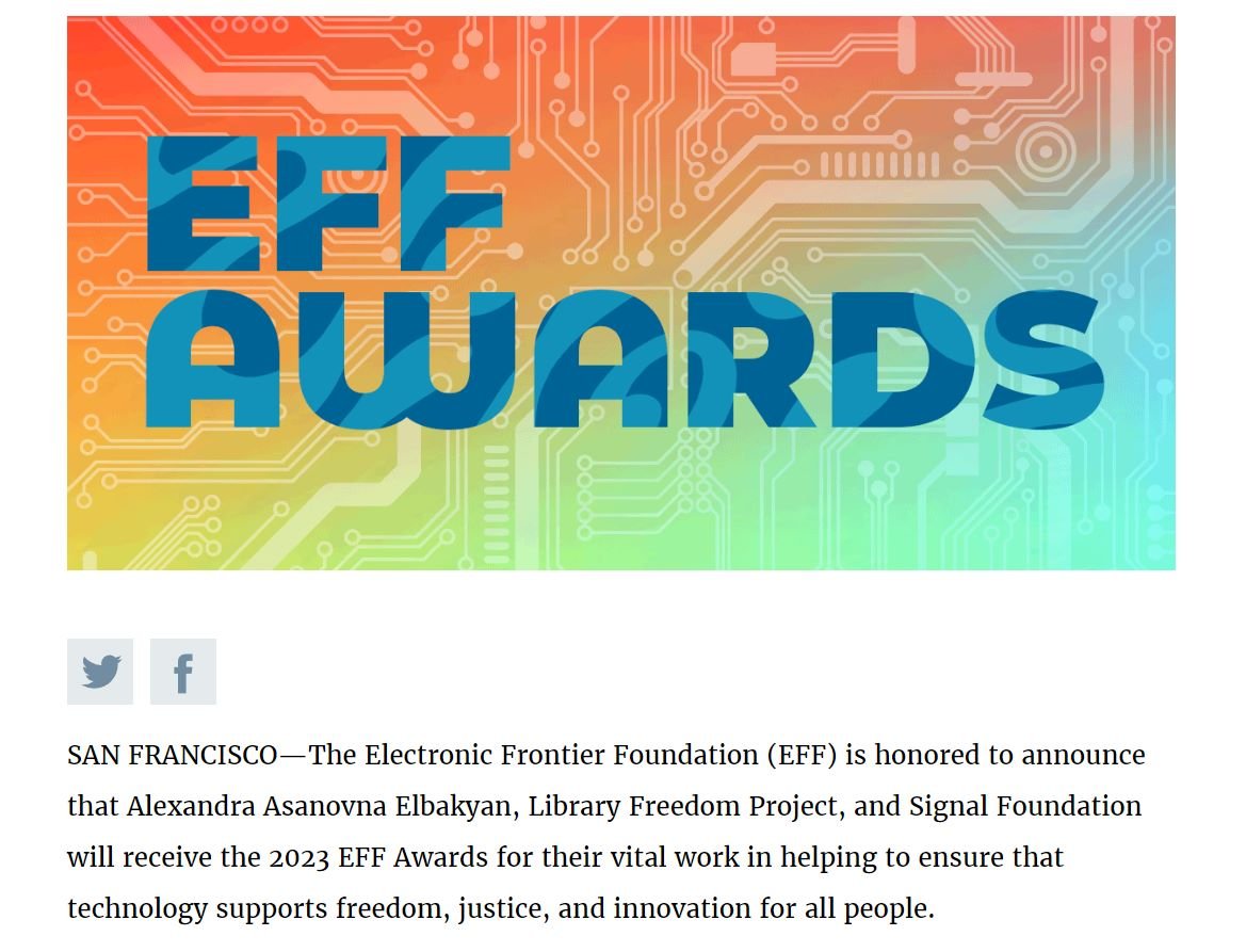 eff award