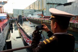 Singapores flåde modtager den første af fire nye tyskbyggede ubåde