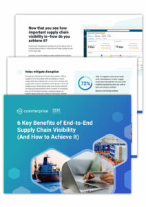 Six Benefits of End-to-End Supply Chain Visibility