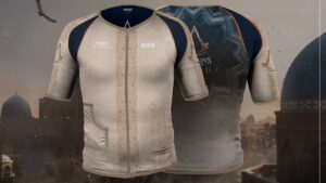 アサシン クリード ミラージュの公式「ハプティック ゲーミング スーツ」が登場予定