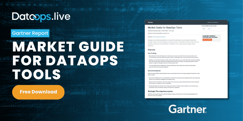 Débloquez le succès de DataOps avec DataOps.live : présenté dans le guide du marché de Gartner ! - KDnuggets