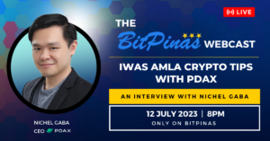 Upcoming BitPinas Webcast: Iwas AMLA: An Interview with Nichel Gaba | BitPinas