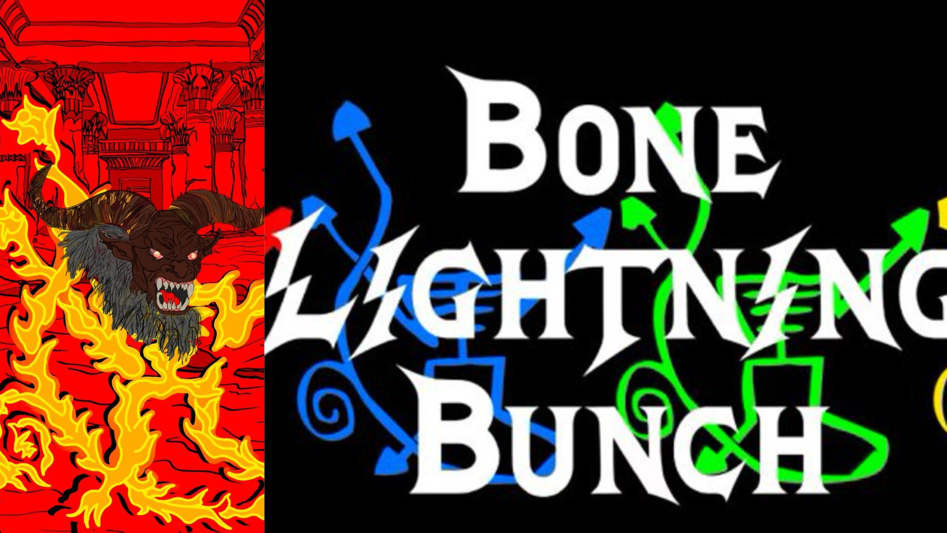 Bone Lightning Bunch NFT project artwork and logos