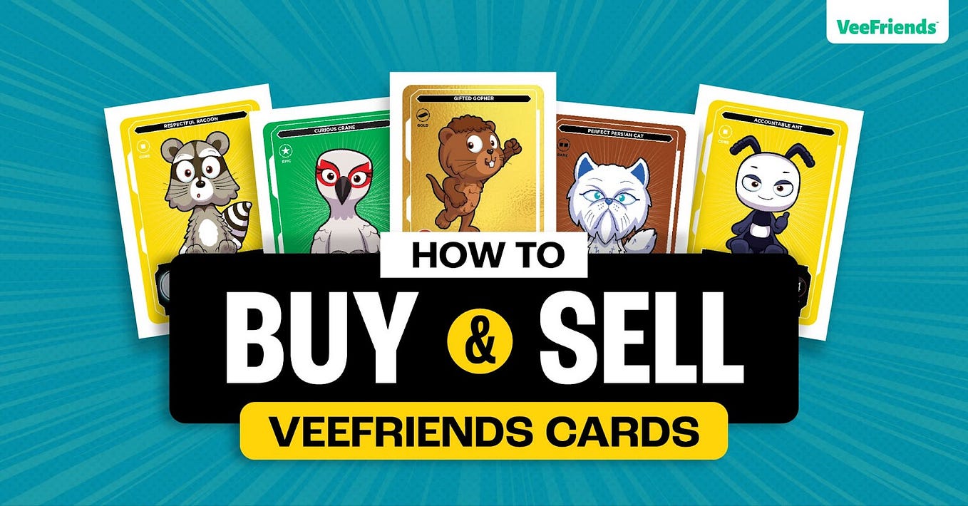 您需要了解的一切：如何购买、出售和交换 VeeFriends 卡
