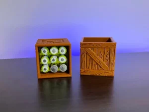 Wood Crate organizer #3DThursday #3DPrinting