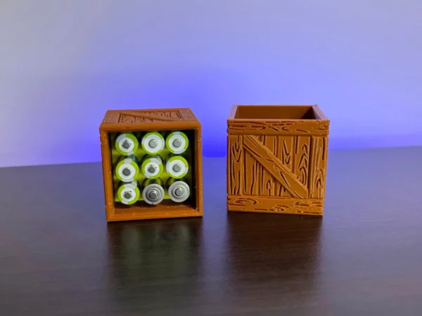 Wood Crate organizer #3DThursday #3DPrinting