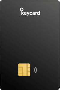 Denarnica s strojno kartico Keycard