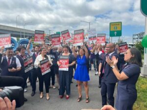 American Airlines flight attendants approve strike authorization with 99.47% Yes vote 