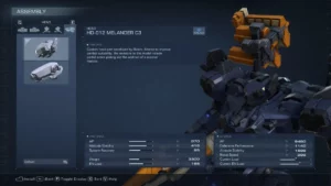 Armored Core 6: Alle detaillierten AC-Statistiken und Teilespezifikationen, erklärt