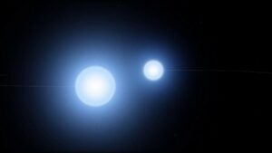 Onderzoek naar dubbelsterren geeft de voorkeur aan gemodificeerde zwaartekracht boven donkere materie - Physics World