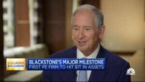 El CEO de Blackstone, Stephen Schwarzman, sobre alcanzar el hito de $ 1 billón, bienes raíces y economía