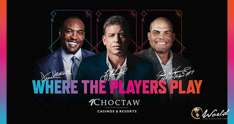 Choctaw Casinos & Resorts Υπογράψτε τρεις θρύλους NFL και MLB για σημαντική συμφωνία έγκρισης