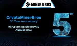 CryptoMinerBros comemora 5 anos construindo o futuro na comunidade de mineração criptográfica