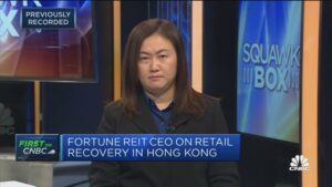 Fortune REIT espera reversão de aluguel mais positiva à medida que o varejo de Hong Kong se recupera: CEO