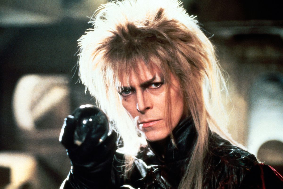 David Bowie als Koboldkönig Jareth in Labyrinth