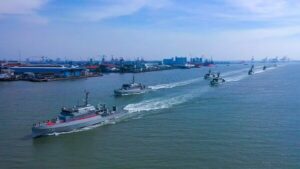 La marina indonesiana prende in consegna cacciamine di costruzione tedesca