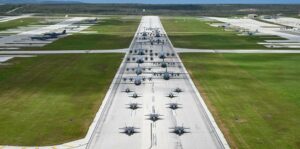 A légierő hatalmas mobilitási háborús játékában a Csendes-óceánon