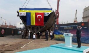 Quille posée pour la deuxième corvette de classe Ada pour la marine ukrainienne