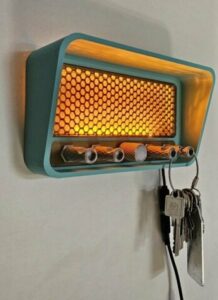 Key holder fifties / sixties radio style #3DThursday #3DPrinting