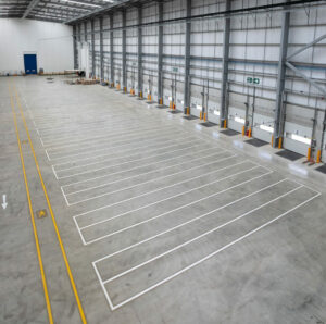 Line Marking and Floor Tags in new Healthcare DC - Logistics Busi